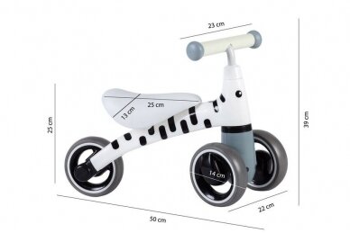 Paspiriamas triratukas Ecotoys LB1603 White 7